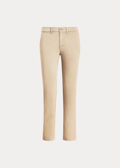 Women's Ralph Lauren Stretch Cotton Skinny Pants | 371042TMI